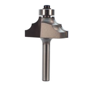 Whiteside 3206 1-3/8" CD X 2 Wing X 5/8" CL X 7/32" Radius X 1/4" SHK Carbide Tipped Double Round Router Bit