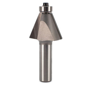 Whiteside 2307 1-1/4" CD X 2 Wing X 7/8" CL X 22.5° Angle X 1/2" SHK Carbide Tipped Edge Bevel Router Bit