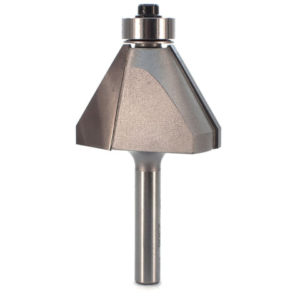 Whiteside 2308 1-3/8" CD X 2 Wing X 3/4" CL X 30° Angle X 1/4" SHK Carbide Tipped Edge Bevel Router Bit