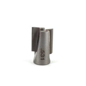 Whiteside 13-531 17/32" CD X 2 Wing X 5/8" CL Carbide Tipped Screw Type Helix Mortise Router Bit