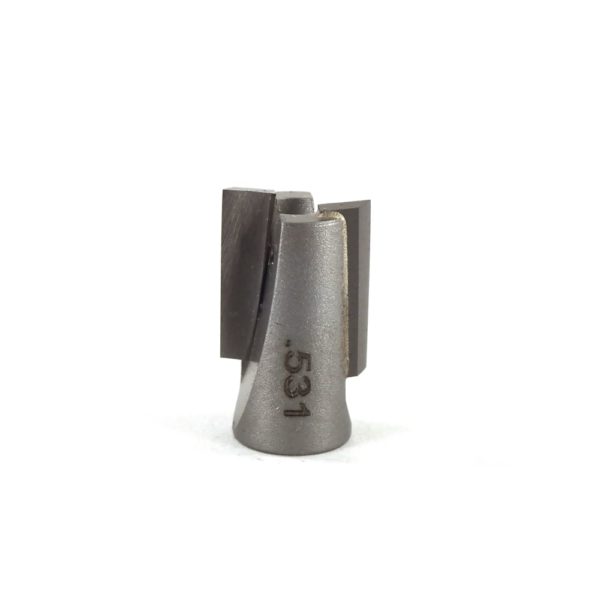 Whiteside 13-531 17/32" CD X 2 Wing X 5/8" CL Carbide Tipped Screw Type Helix Mortise Router Bit