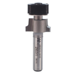 Whiteside 2631 1/2" CD X 2 Wing X 3/16" CL X 1/16" Radius X 1/4" SHK Carbide Tipped Laminate Roundover Router Bit