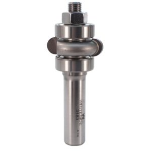 Whiteside 3183 1-1/4" CD X 2 Wing X 3/8" CL X 3/16" Radius X 1/2" SHK Carbide Tipped Radius Flute Router Bit
