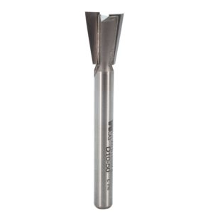 Whiteside D10-50 1/2" CD X 2 Wing X 5/8" CL X 10° Angle X 1/4" SHK Carbide Tipped Dovetail Router Bit