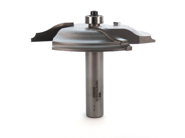 Whiteside 6000F 3-3/8" CD X 3 Wing X 1/2" SHK Carbide Tipped Raised Panel Router Bit