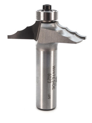 Whiteside 6023 1-3/4" CD X 2 Wing X 3/8" CL X 1/2" SHK Carbide Tipped Door Edge Router Bit