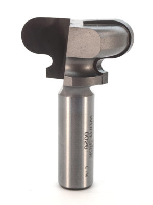 Whiteside 6026 1-1/2" CD X 2 Wing X 13/16" CL X 1/4" Radius X 1/2" SHK Carbide Tipped Drawer Pull Router Bit