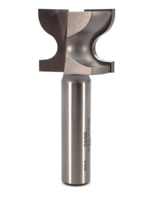 Whiteside 6045 1-1/4" CD X 2 Wing X 13/16" CL X 7/32" Radius X 1/2" SHK Carbide Tipped Drawer Pull Router Bit