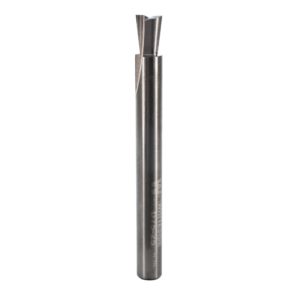 Whiteside D75-25 1/4" CD X 2 Wing X 5/16" CL X 7.5° Angle X 1/4" SHK Solid Carbide Dovetail Router Bit