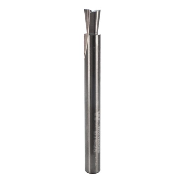 Whiteside D75-25 1/4" CD X 2 Wing X 5/16" CL X 7.5° Angle X 1/4" SHK Solid Carbide Dovetail Router Bit
