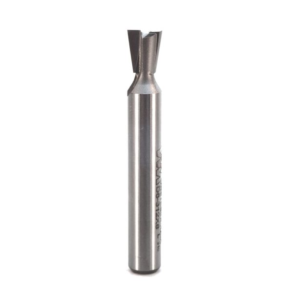 Whiteside D8-312x8 5/16" CD X 2 Wing X 3/8" CL X 8° Angle X 8mm SHK Carbide Tipped Dovetail Router Bit