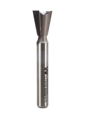 Whiteside D10-50x8 1/2" CD X 2 Wing X 5/8" CL X 10° Angle X 8mm SHK Carbide Tipped Dovetail Router Bit