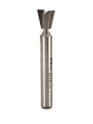 Whiteside D14-375 3/8" CD X 2 Wing X 3/8" CL X 14° Angle X 1/4" SHK Carbide Tipped Dovetail Router Bit