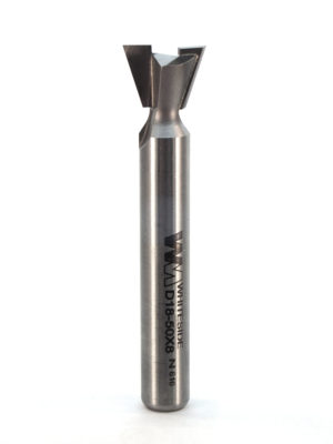 Whiteside D18-50x8 1/2" CD X 2 Wing X 3/8" CL X 18° Angle X 8mm SHK Carbide Tipped Dovetail Router Bit