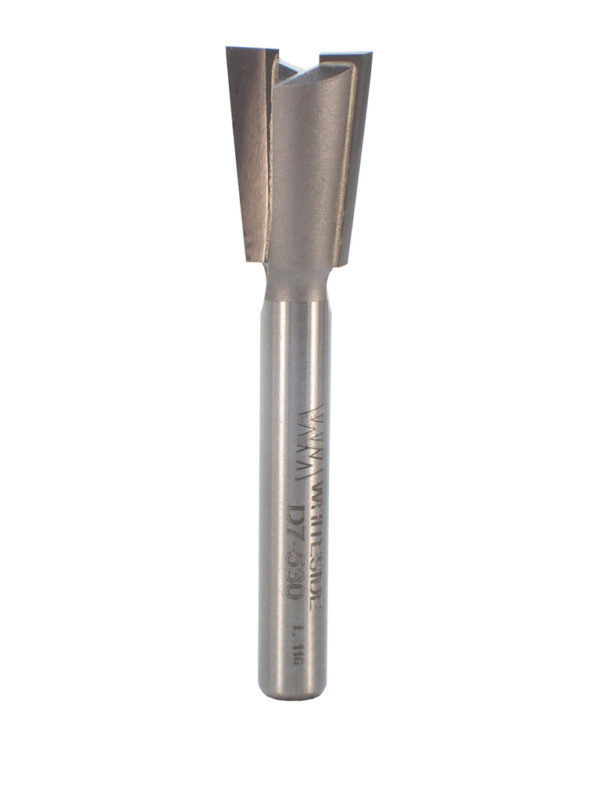 Whiteside D7-530 17/32" CD X 2 Wing X 3/4" CL X 7° Angle X 1/4" SHK Carbide Tipped Dovetail Router Bit