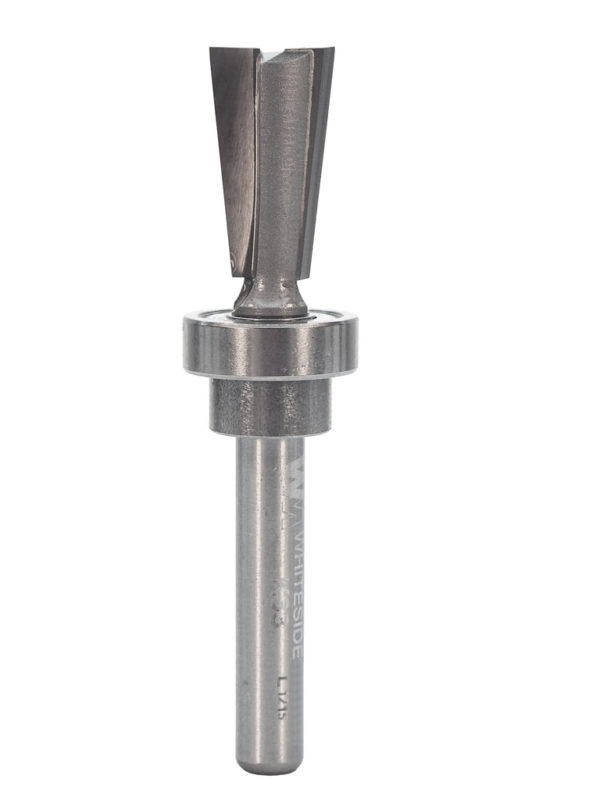 Whiteside K33 7/16" CD X 2 Wing X 3/4" CL X 7° Angle X 1/4" SHK Carbide Tipped Dovetail Router Bit
