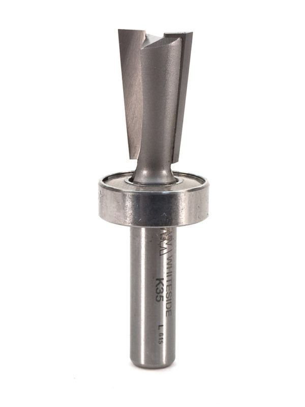 Whiteside K35 5/8" CD X 2 Wing X 1" CL X 7° Angle X 3/8" SHK Carbide Tipped Dovetail Router Bit