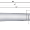 ETP 684600 HSK63F x 3/4” x 190MM Pencil Hydro Grip Toolholder - Image 2